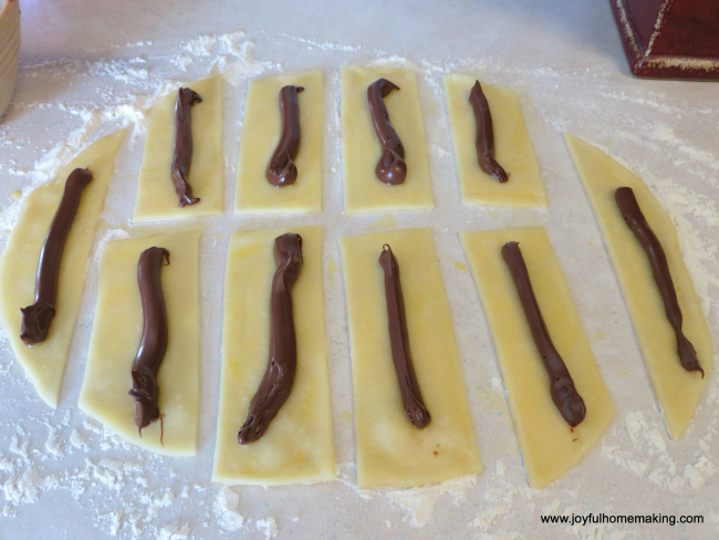 chocolate hazelnut cookies, Chocolate Hazelnut Pie Cookies, Joyful Homemaking