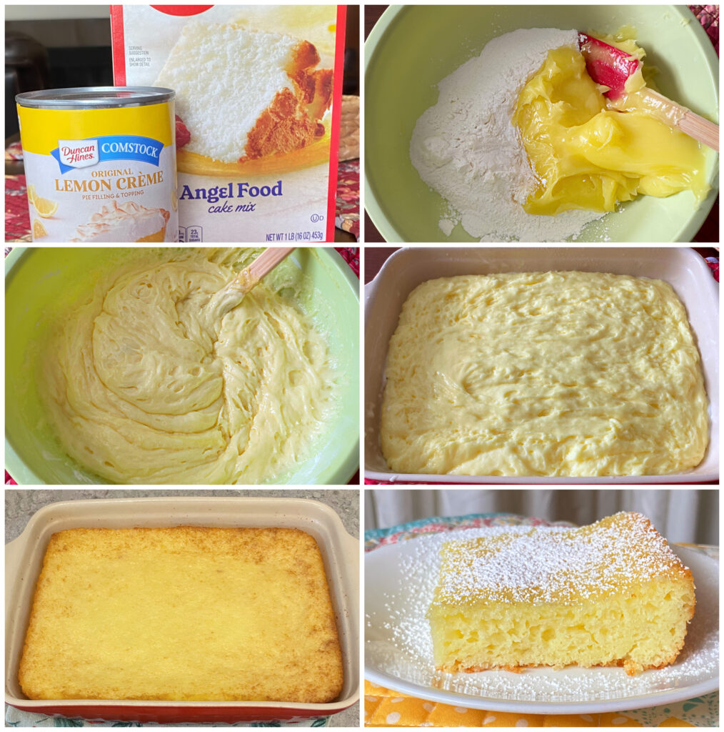 , 2 Ingredient Lemon Angel Food Cake, Joyful Homemaking