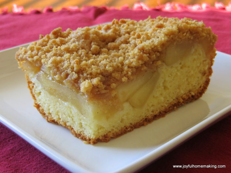 Apple Pie Cake - Joyful Homemaking
