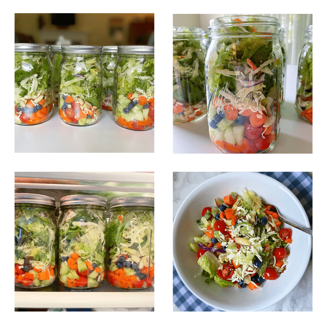 , Meal Prep Salad Jars, Joyful Homemaking