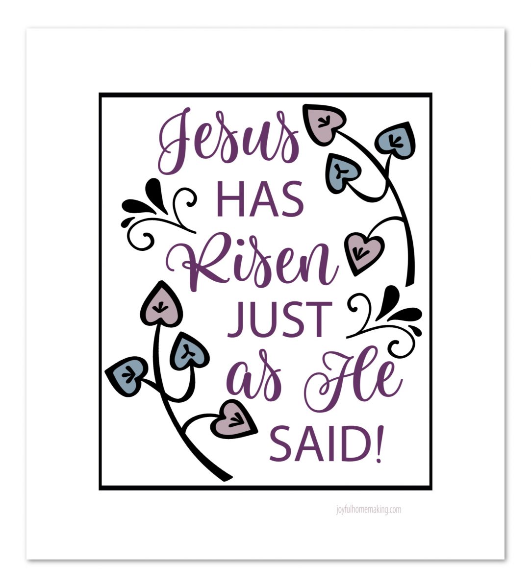 , Free Printable Easter Message, Joyful Homemaking