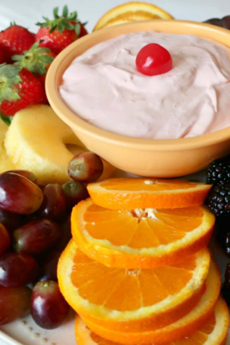 Scrumptious Fruit Dip and Fruit Tray