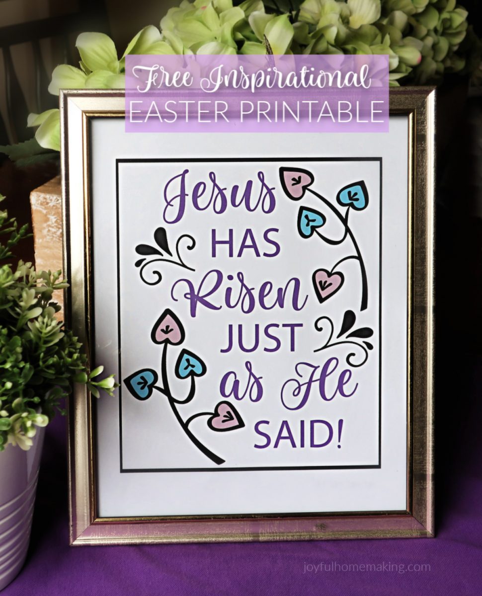 , Free Printable Easter Message, 