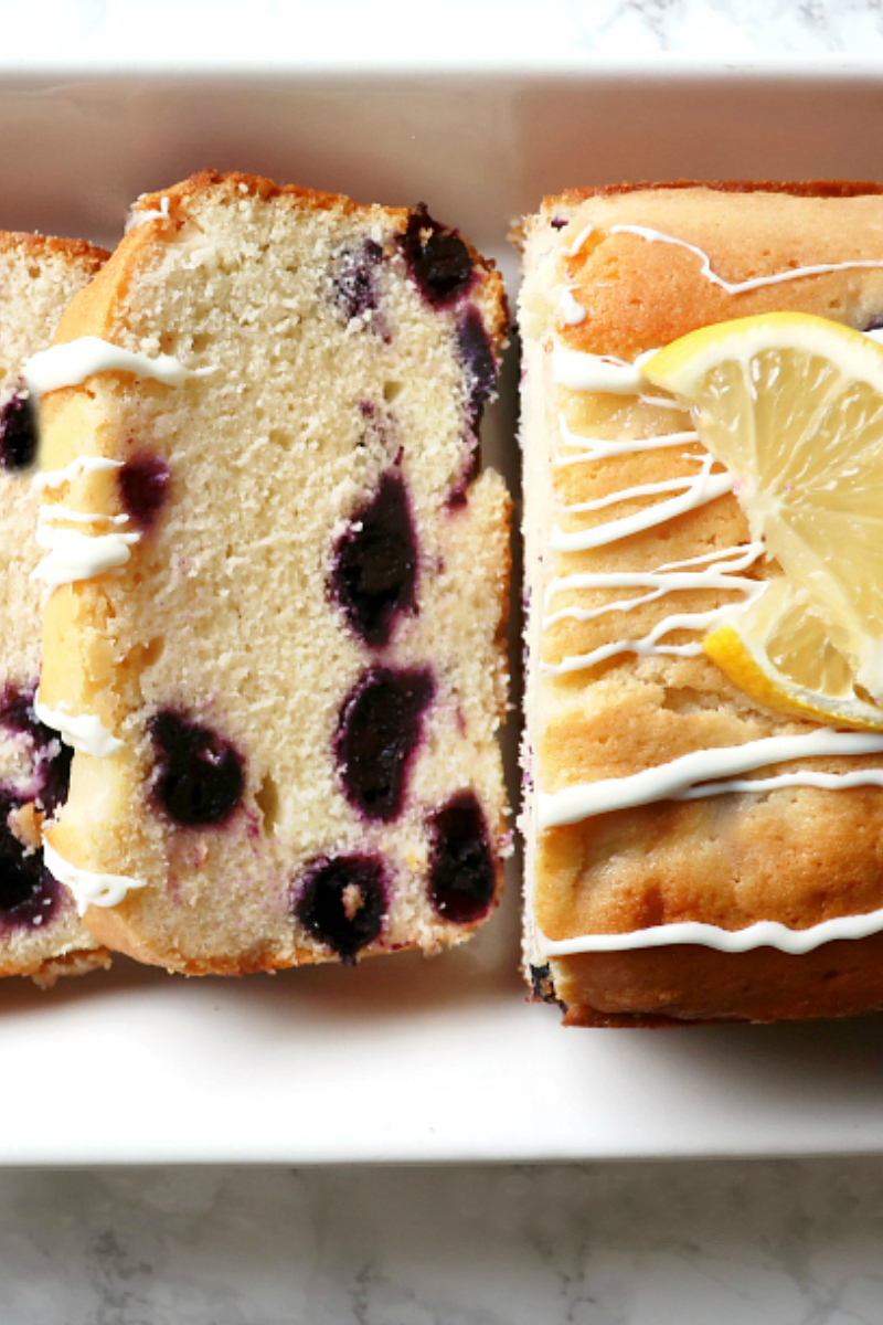 Luscious Lemon Blueberry Bread