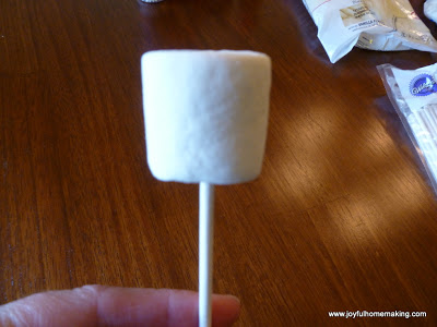 , Marshmallow Pops, Joyful Homemaking