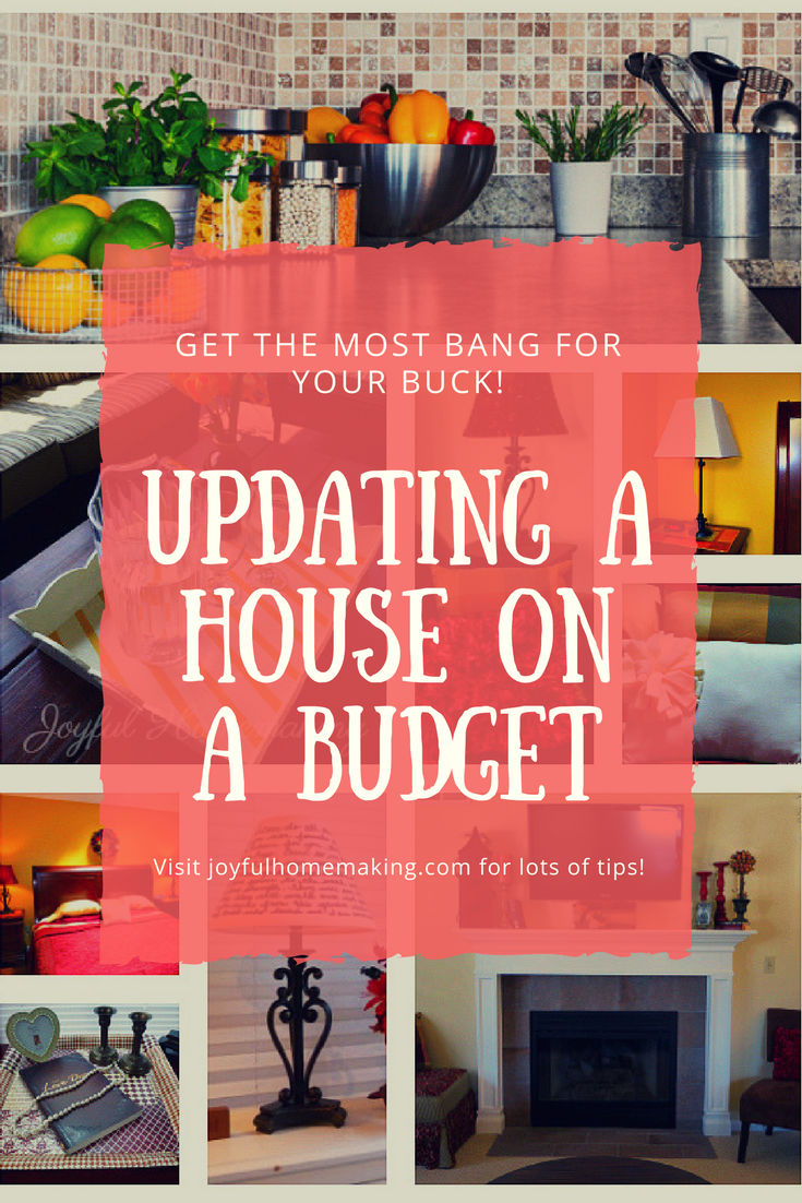 Updating an Older Home On a Budget, Updating a House on a Budget, Joyful Homemaking