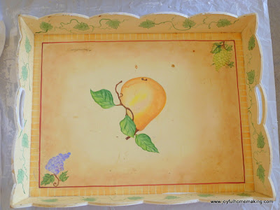 , Rummage Sale Tray Makeover, 