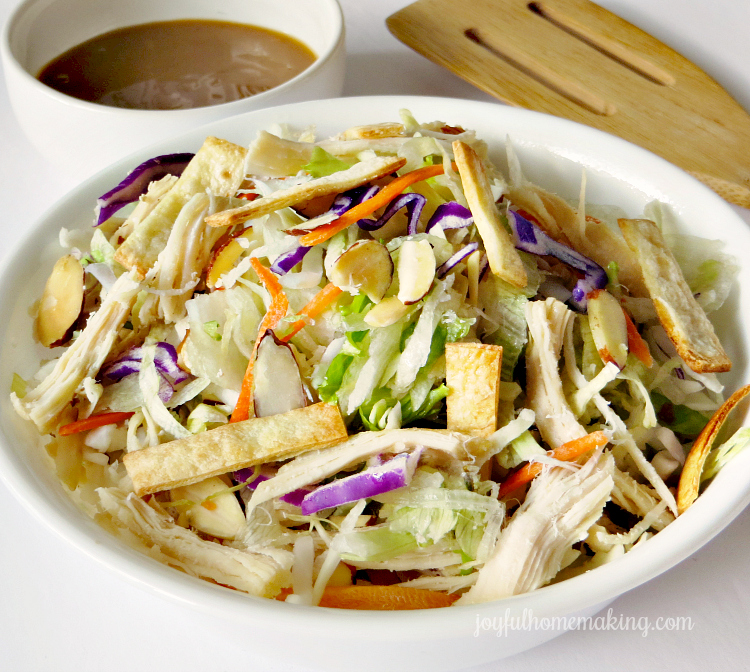 Asian Chicken Salad, Asian Chicken Salad, Joyful Homemaking
