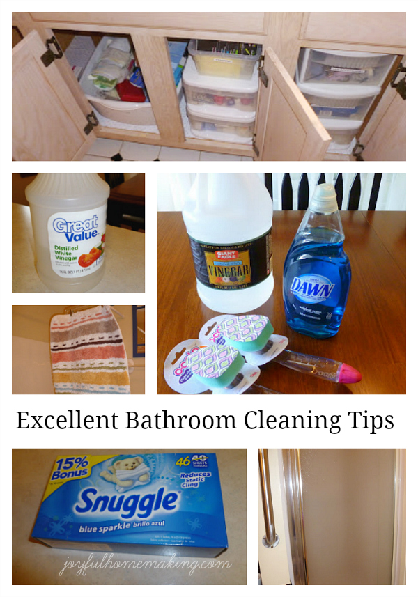 Bathroom Cleaning Tips - Joyful Homemaking