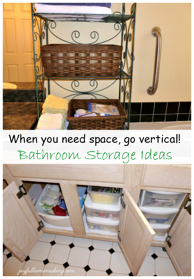 Bathroom Storage and Organization, Organizing in the &quot;Powder Room&quot;, Joyful Homemaking