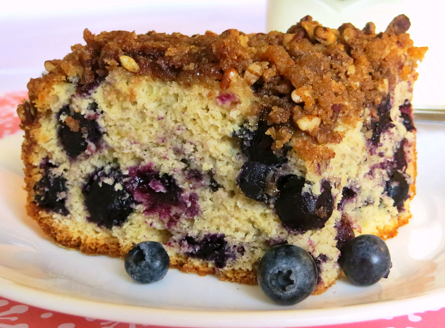 Scrumptious Blueberry Coffee Cake | Joyful Homemaking