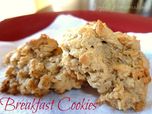 breakfast cookies, Breakfast Cookies, Joyful Homemaking