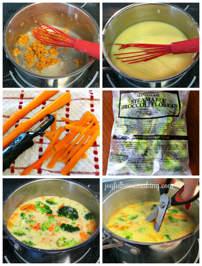 cheddar broccoli soup, Easy Cheddar Broccoli Soup, Joyful Homemaking