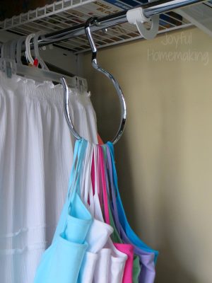 Camisole and Tank Top Organization