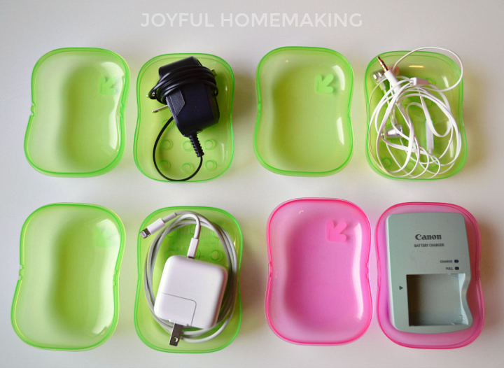 Organize chargers and cords, Organize Your Chargers and Cords, Joyful Homemaking