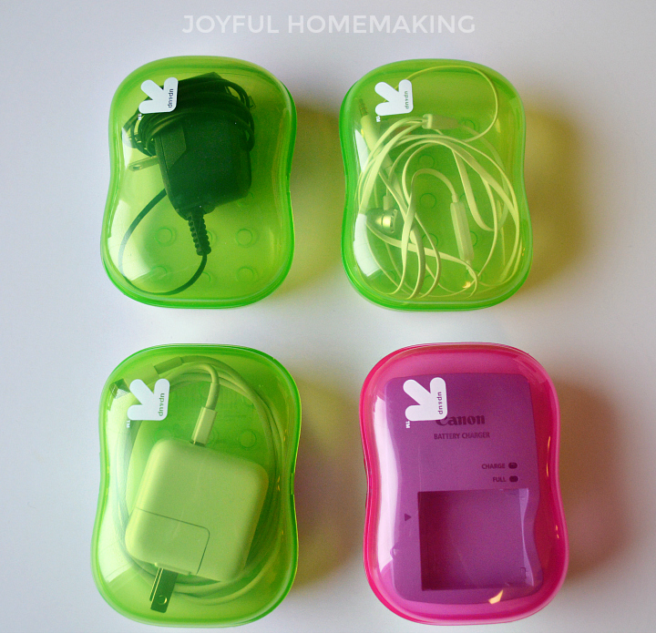 Organize chargers and cords, Organize Your Chargers and Cords, Joyful Homemaking