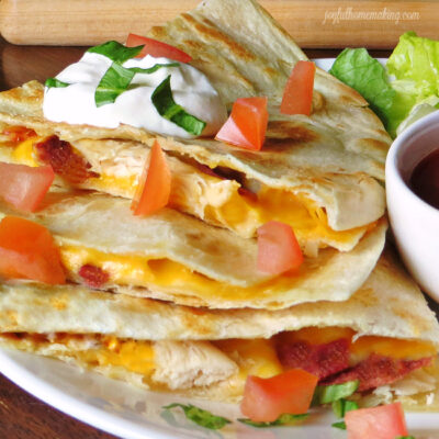 Quesadillas with Chicken and Bacon
