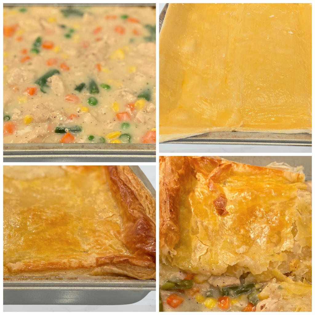 , Easy Puff Pastry Chicken Pot Pie with No Cream of Chicken Soup, Joyful Homemaking
