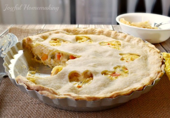 Chicken Pot Pie, Easy Chicken Pot Pie Recipe: 5 Ingredient Comfort Food, Joyful Homemaking