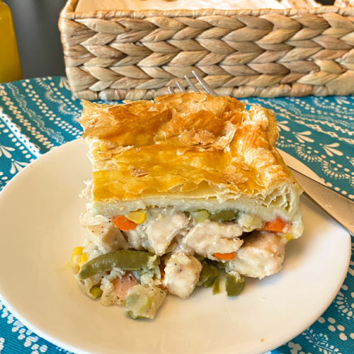 , Easy Puff Pastry Chicken Pot Pie with No Cream of Chicken Soup, Joyful Homemaking