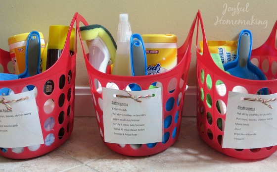 CHORE BASKETS keep - Cleaning For A Reason - Official Page