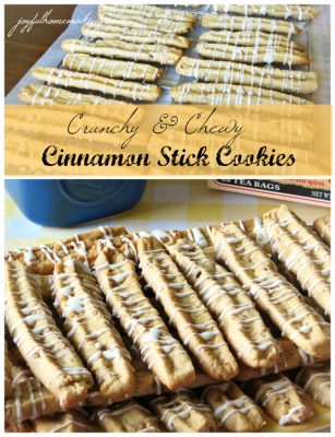 Crunchy and Chewy Cinnamon Stick Cookies