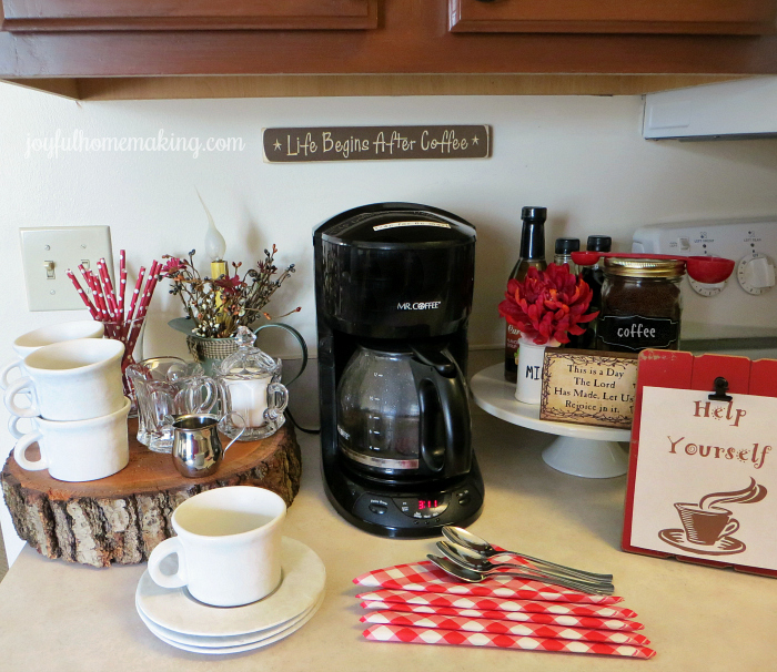 coffee station, Coffee Station Ideas, Joyful Homemaking