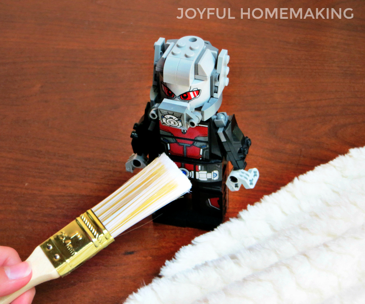 How to Dust Lamps, How to Dust LEGOs, How to Dust a Lamp AND LEGOs, Joyful Homemaking