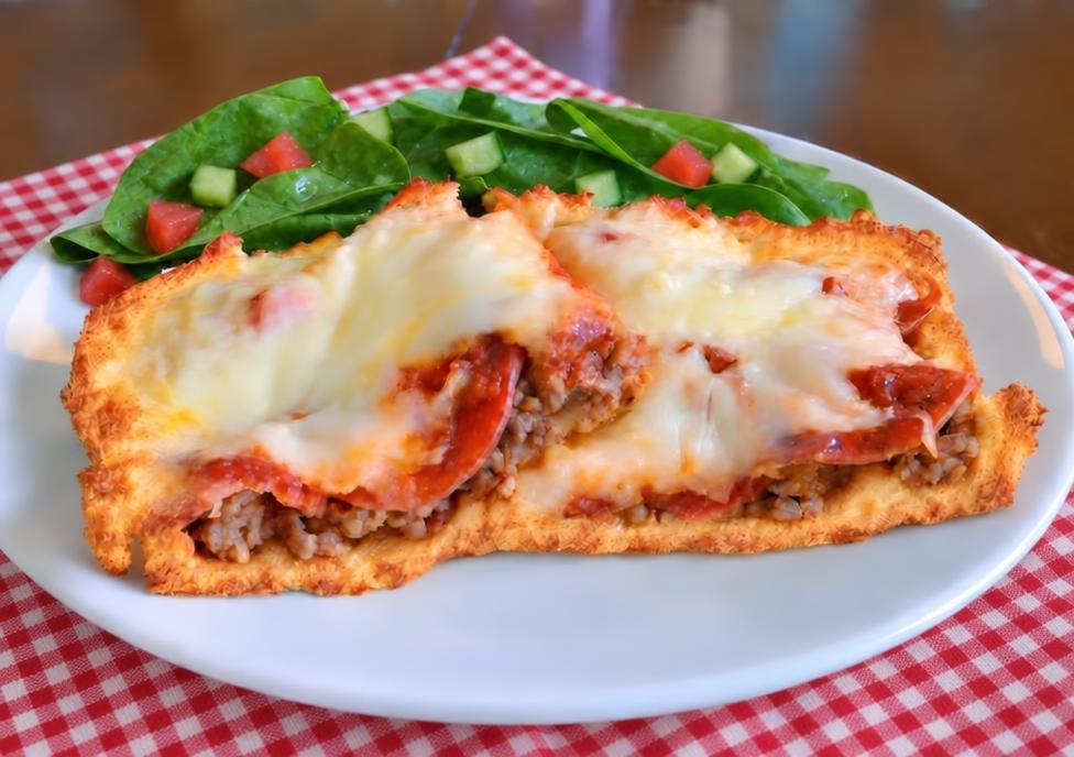 , Pizza with a Quick Pourable Crust, Joyful Homemaking