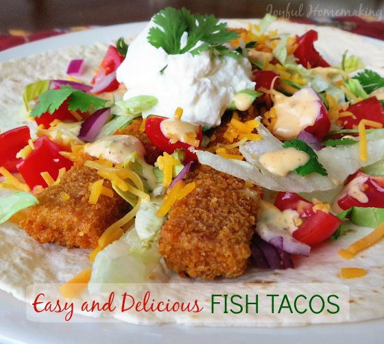 fish tacos, Easy Fish Tacos, Joyful Homemaking