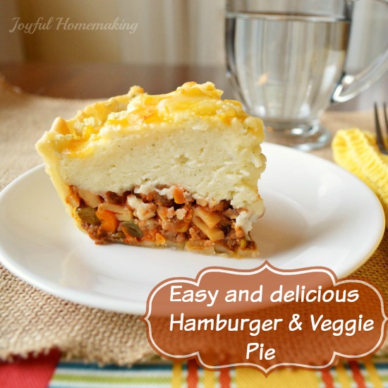 shepherd's pie, Hamburger Pie, Joyful Homemaking