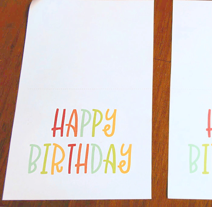 , Printable Happy Birthday Card with Bright Colors, Joyful Homemaking