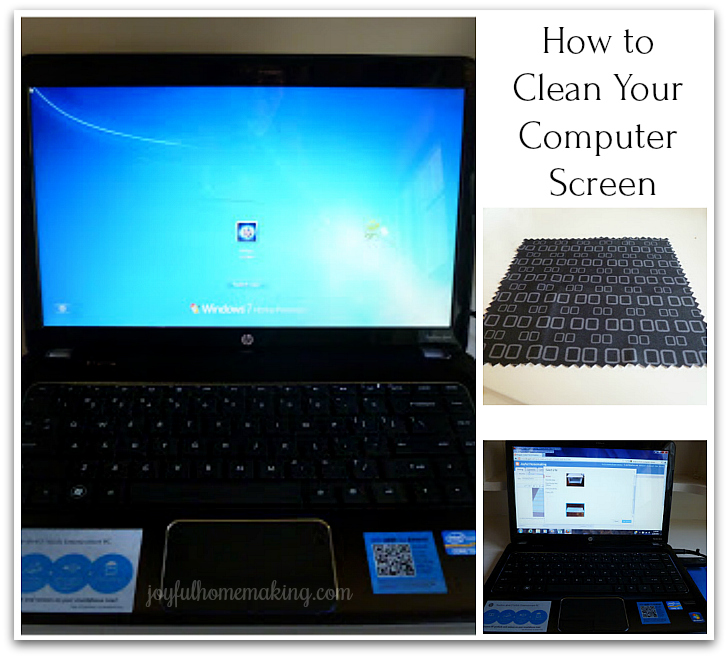 clean computer screen, How to Clean Your Computer Screen, Joyful Homemaking