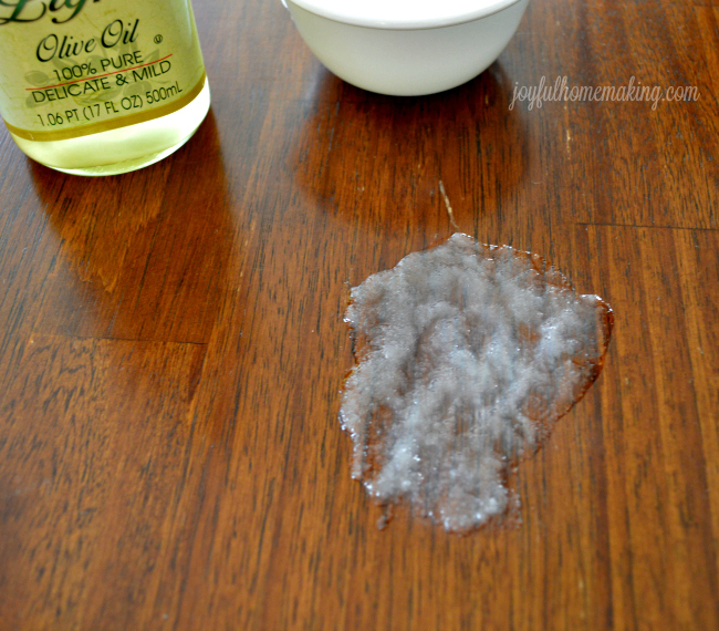 remove white spots from wood, Remove White Spots from Wood, Joyful Homemaking