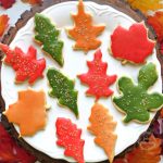 leaf cookies with fall colors, Leaf Cookies with Autumn Colors, Joyful Homemaking