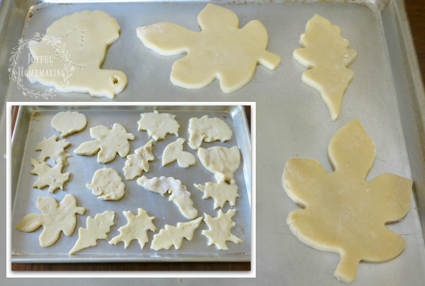 , Leaf Cookies with Autumn Colors, 