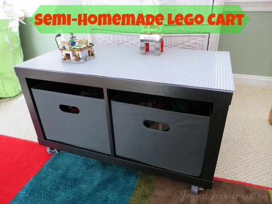 DIY Lego Cart, Lego Table, Joyful Homemaking