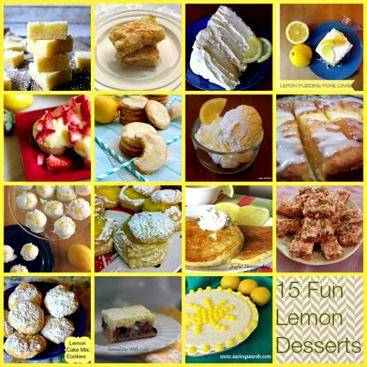 Lemon Desserts, 15 Fun Lemon Desserts, Joyful Homemaking