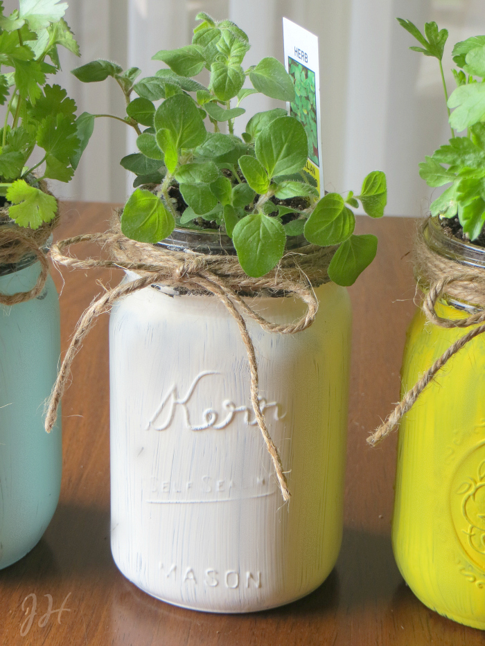 mason jar herb garden, Kitchen Herb Garden in Mason Jars, Joyful Homemaking