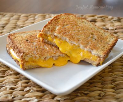 Grilled Cheese in the Oven | Joyful Homemaking