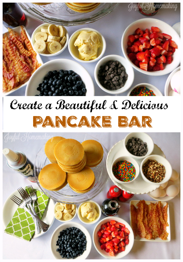 pancake bar, Pancake Bar, Joyful Homemaking