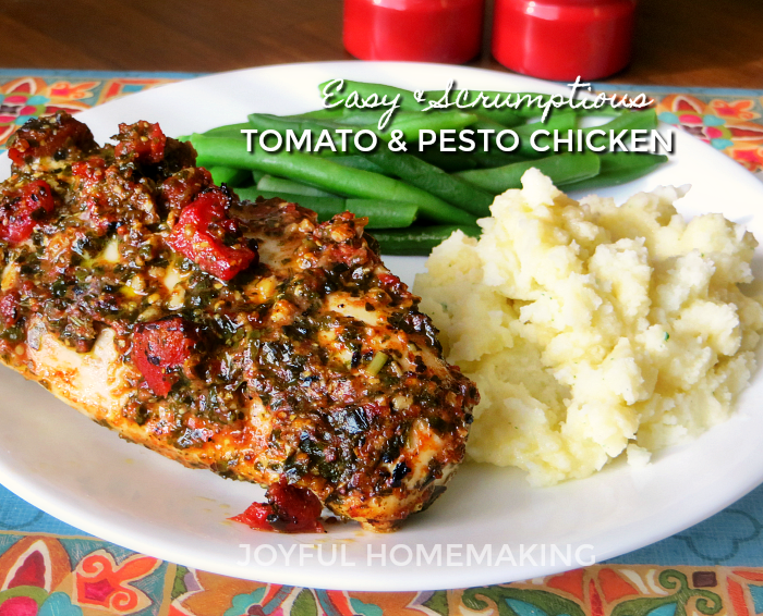 , Tomato and Pesto Baked Chicken, 