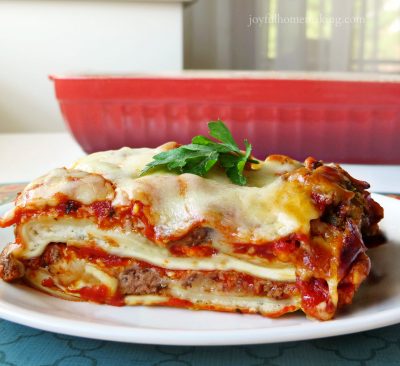 Easy Ravioli Lasagna