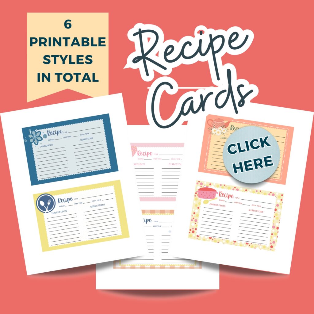 recipe cards