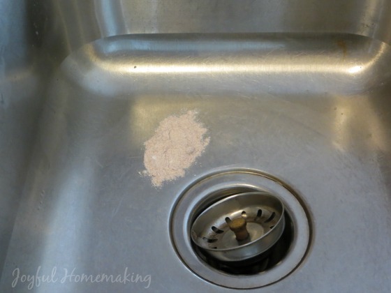 DIY Natural Sink Cleanser, Homemade Natural Sink Cleanser, Joyful Homemaking