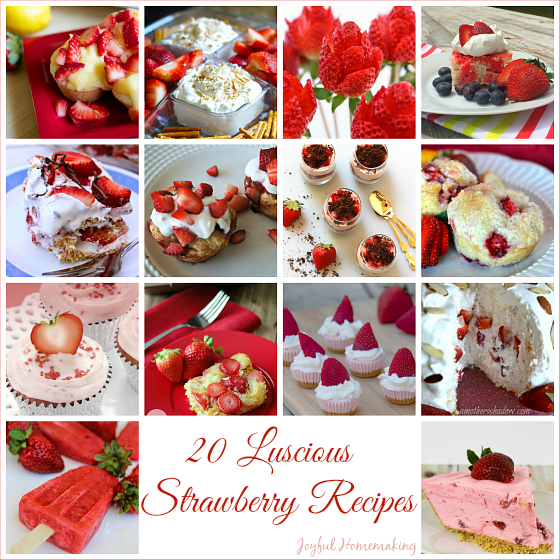 , 20 Fresh Strawberry Recipes, Joyful Homemaking
