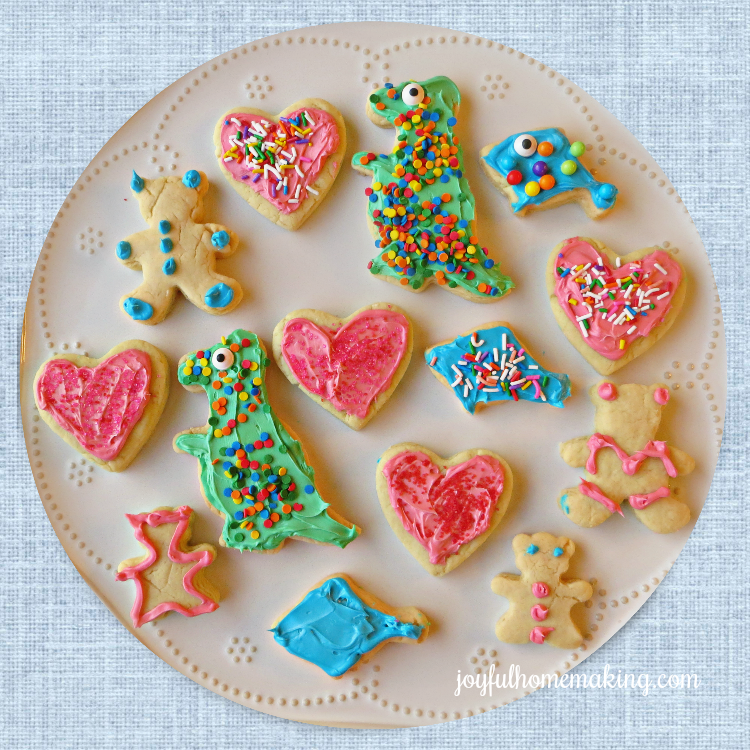 sugar cookies, Egg Free Kid Friendly Sugar Cookie Recipe, Joyful Homemaking