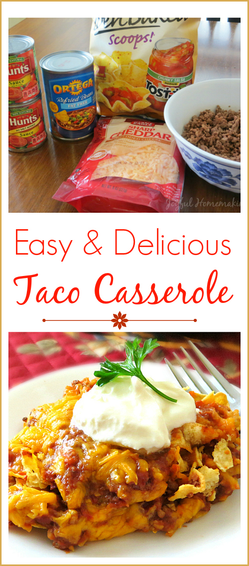 Taco Casserole, Taco Casserole, Joyful Homemaking