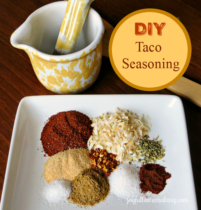 DIY Taco Seasoning, Make Your Own Taco Seasoning, Joyful Homemaking