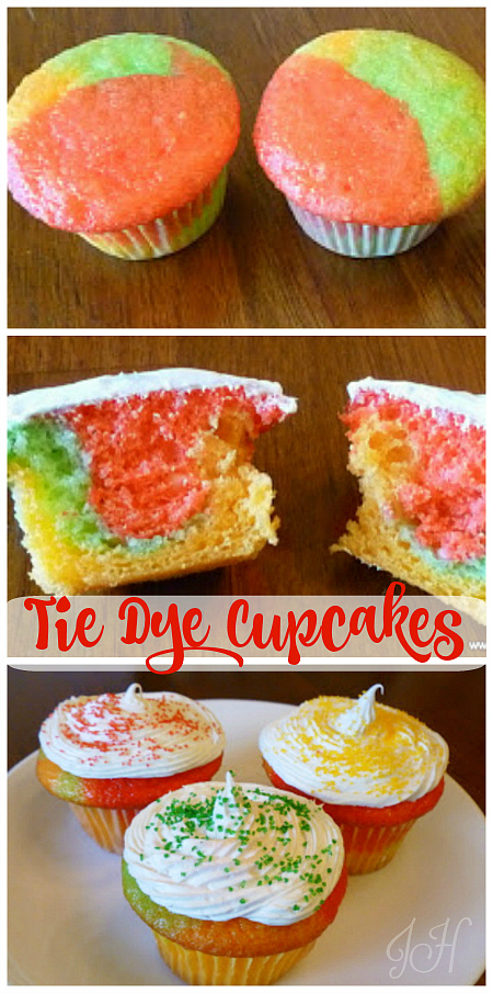 tie dye cupcakes, Tie Dye Cupcakes, Joyful Homemaking